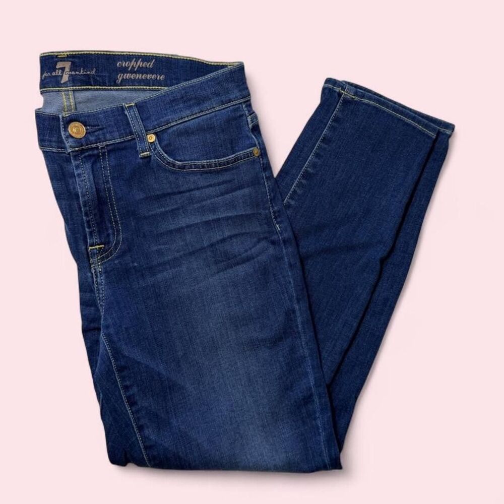 7-for-all-mankind Women's Blue Jeans